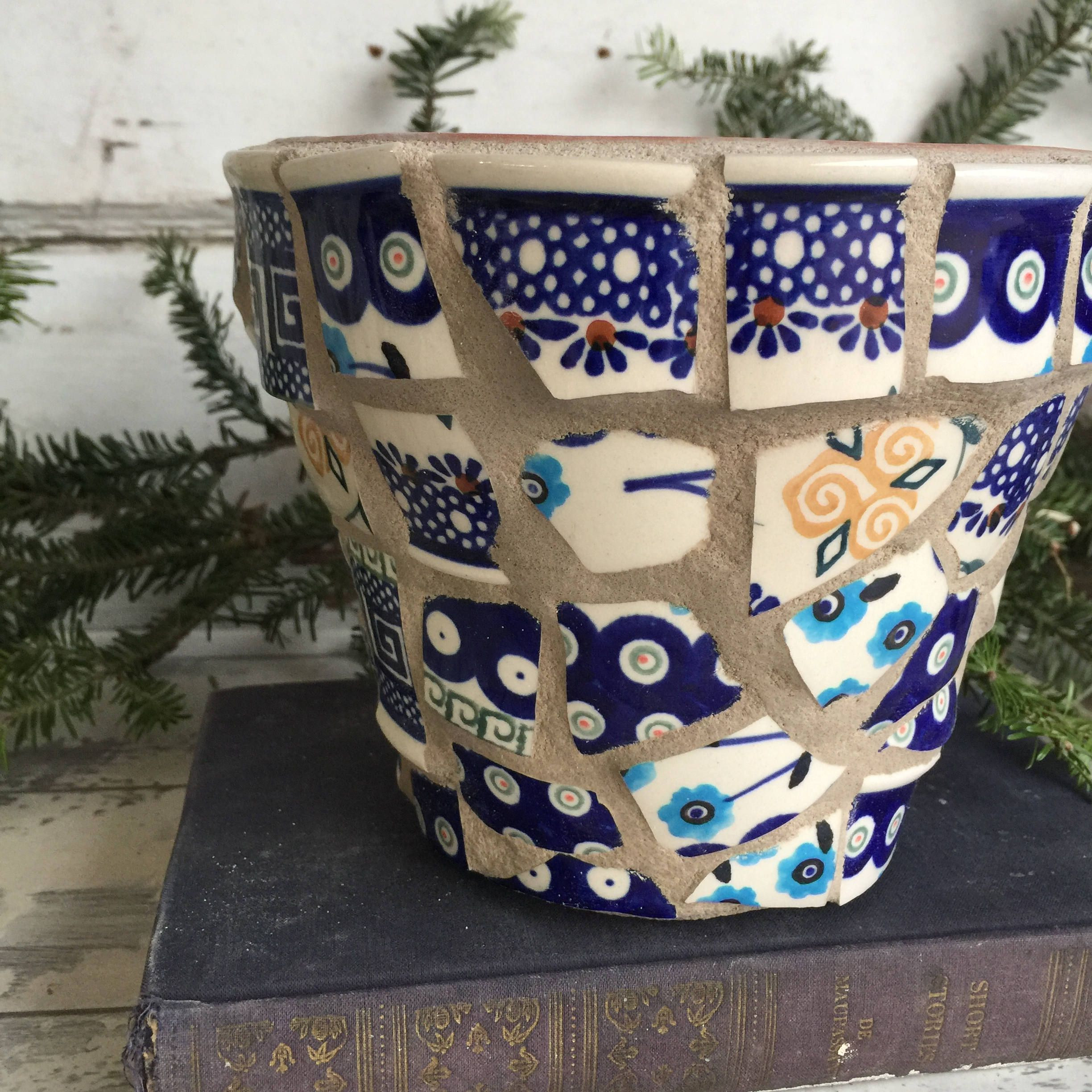 26 Best Blue Terracotta Vase 2024 free download blue terracotta vase of broken china mosaic flower pot 6 inch boleslawiec polish pottery for broken china mosaic flower pot 6 inch boleslawiec polish pottery blue hand painted dishes by them