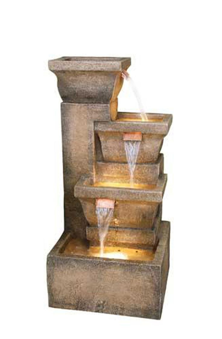 Blue Vase Water Fountains Outdoor Of 17 Best Fountains Images On Pinterest Outdoor Water Fountains Pertaining to ashboro Zen Polyresin Fountain