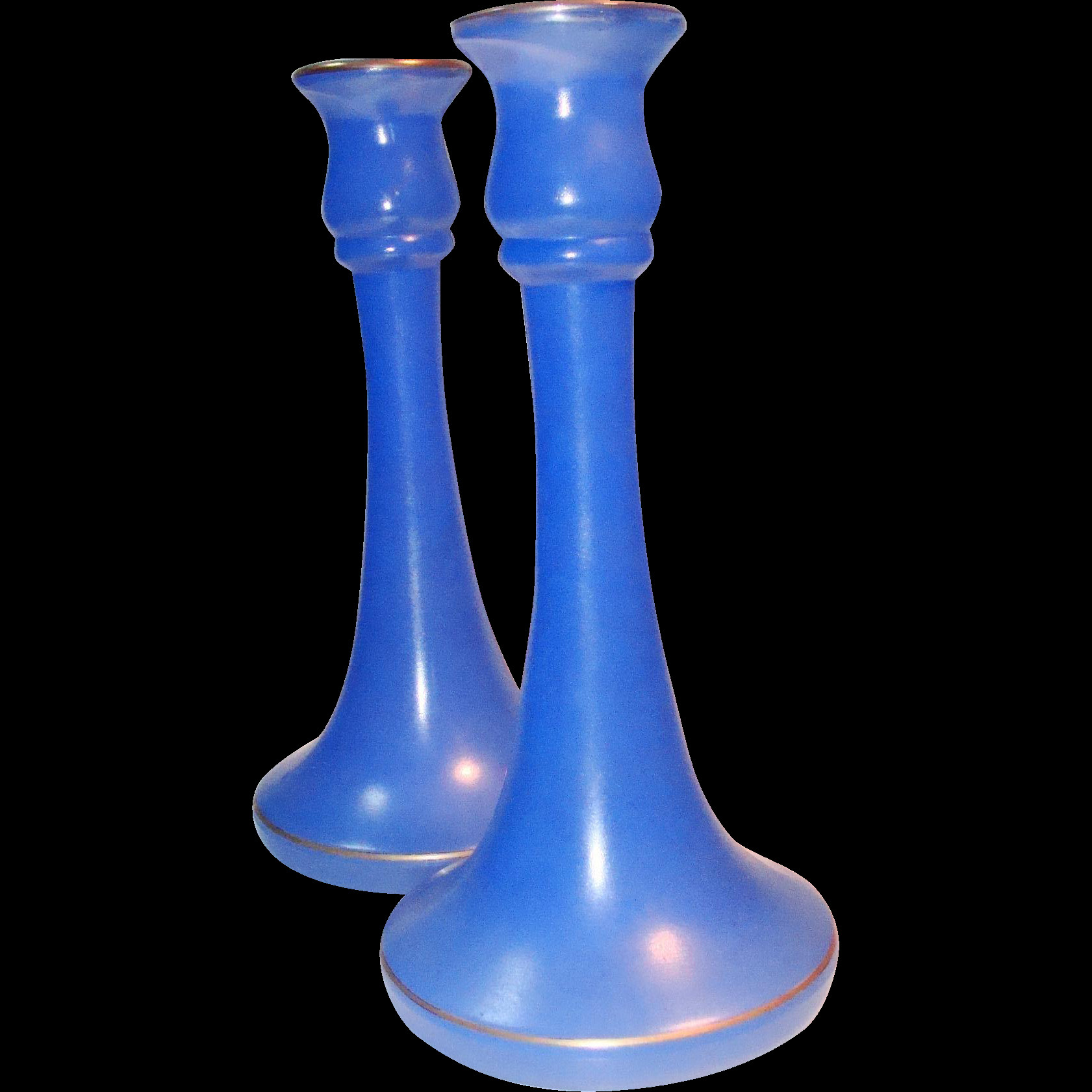27 Fashionable Blue Vintage Vases 2024 free download blue vintage vases of cool blue frosted glass candlesticks pair 9 tall intended for cool blue glass candlesticks a pair to use on your table to make you at least feel cool in summer
