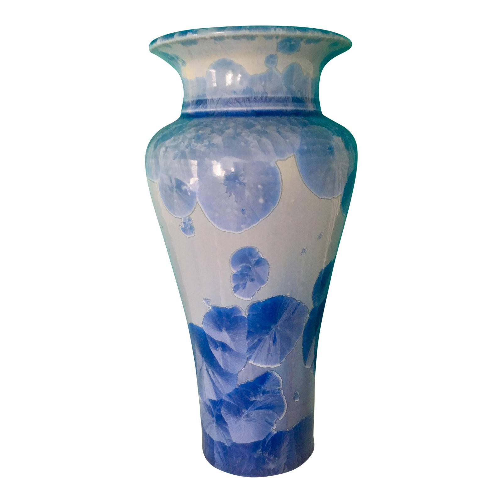 19 Unique Blue White Porcelain Vase 2024 free download blue white porcelain vase of js feltman crystalline pottery vase chairish intended for jands feltman crystalline pottery vase 4954