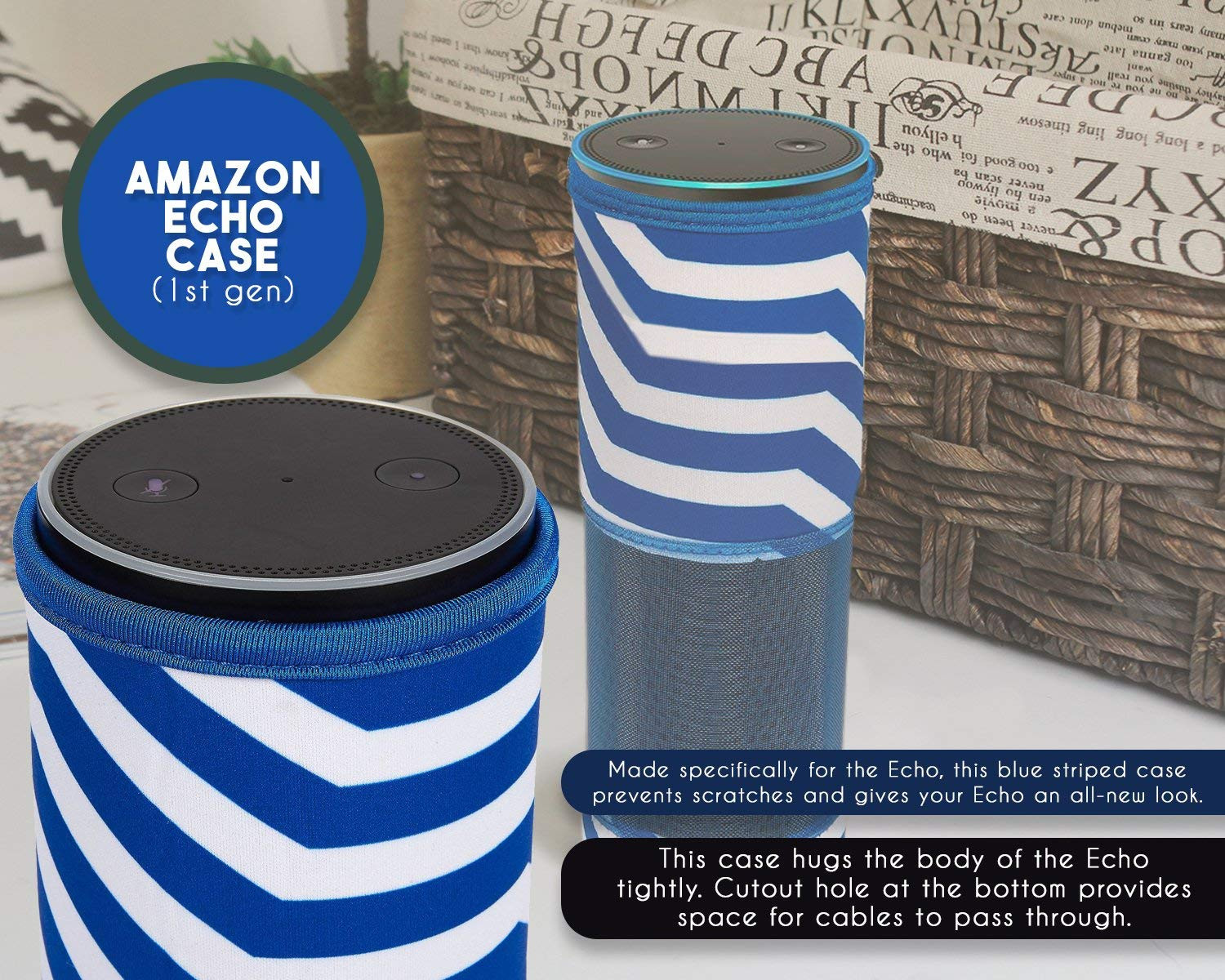 28 Popular Blue White Striped Vase 2024 free download blue white striped vase of amazon com case for amazon echo 1st gen protective cover made with regard to amazon com case for amazon echo 1st gen protective cover made from neoprene precise cu