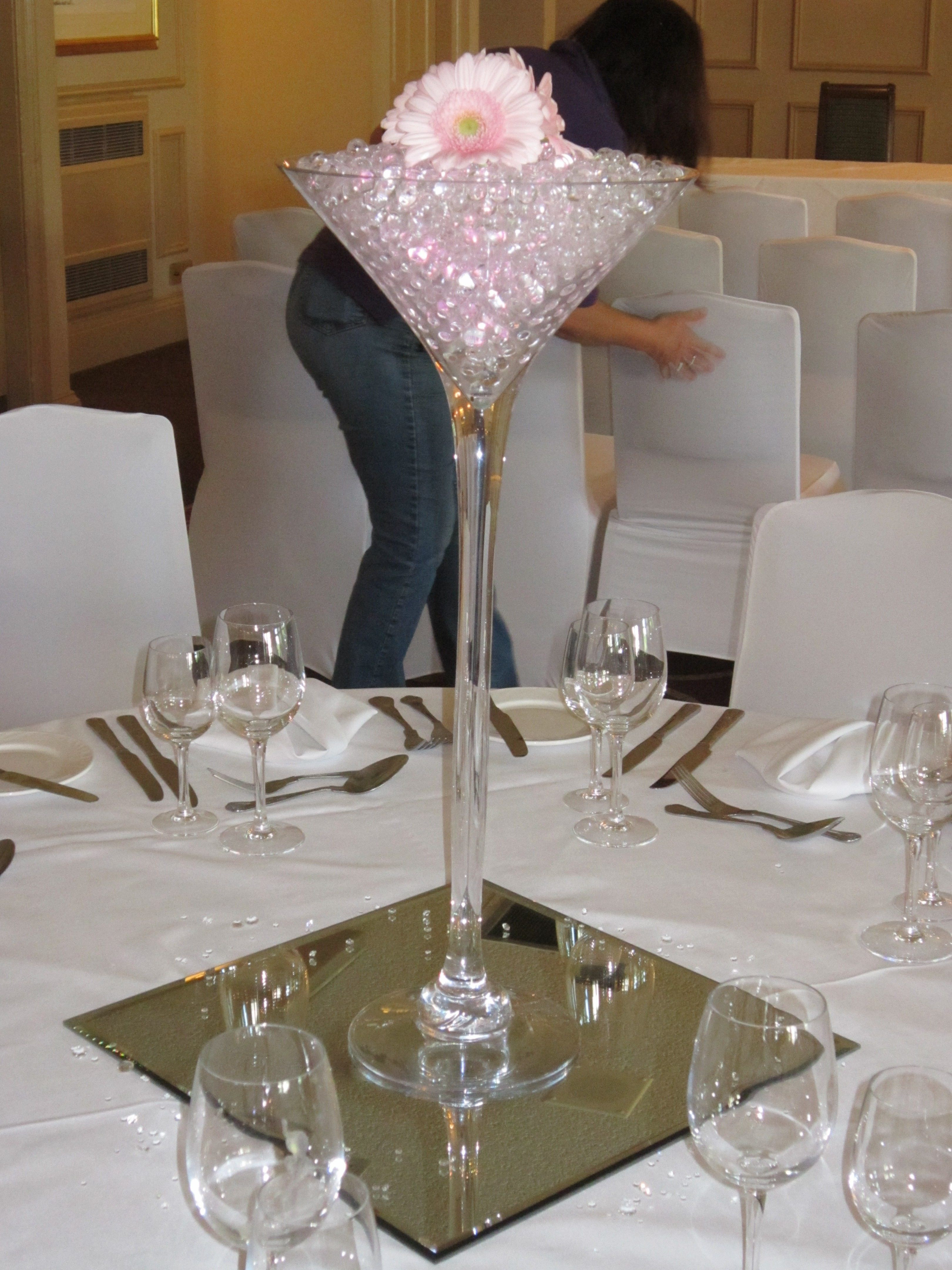 Bohemian Cut Glass Vase Of 23 Crystal Beaded Vase the Weekly World In Tall Martini Vase Of Gerberas and Lit Gel Beads
