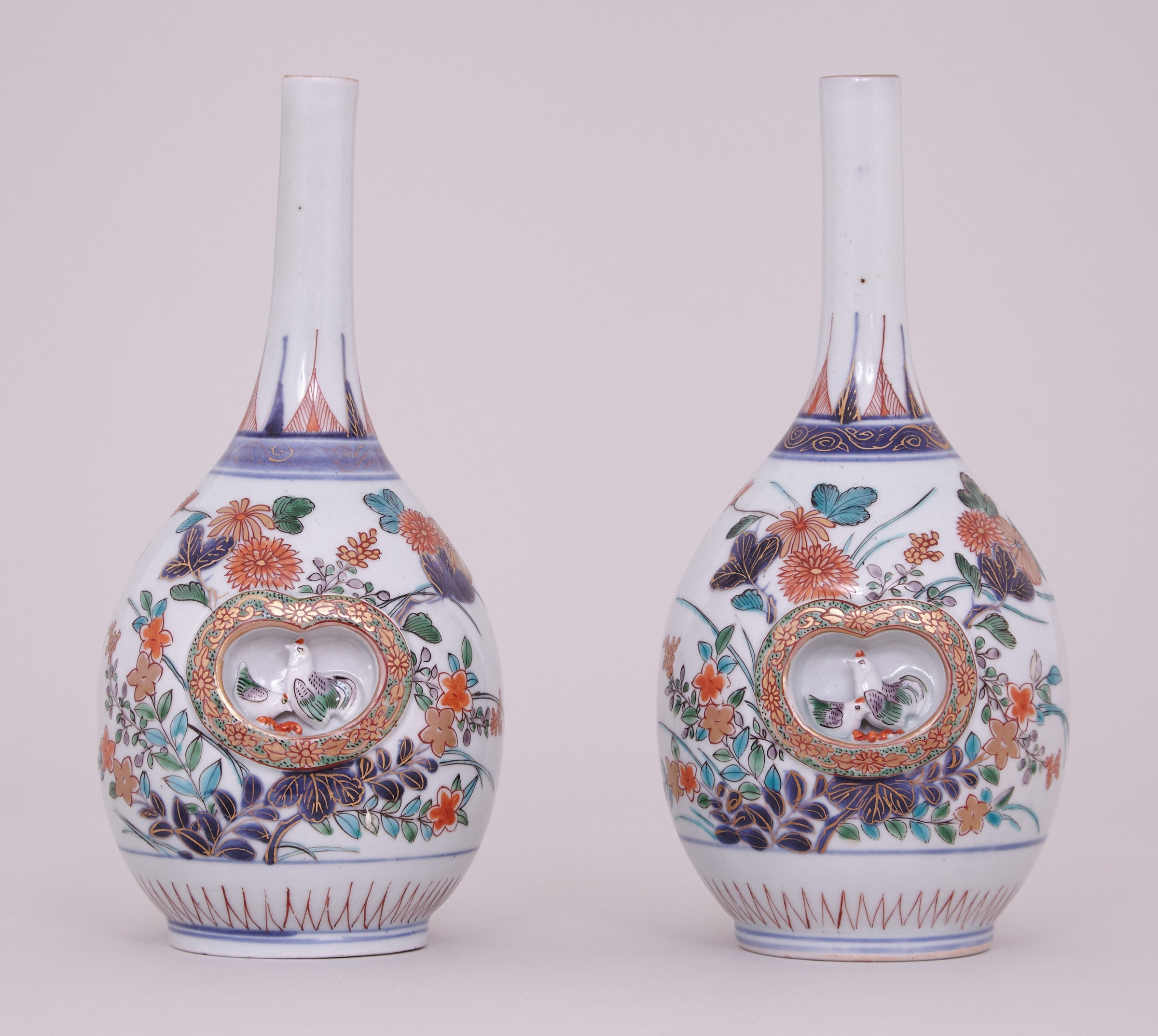 23 Nice Bottle Neck Glass Vase 2024 free download bottle neck glass vase of a pair of fine japanese imari bottle vases late 17th early 18th inside a pair of fine japanese imari bottle vases