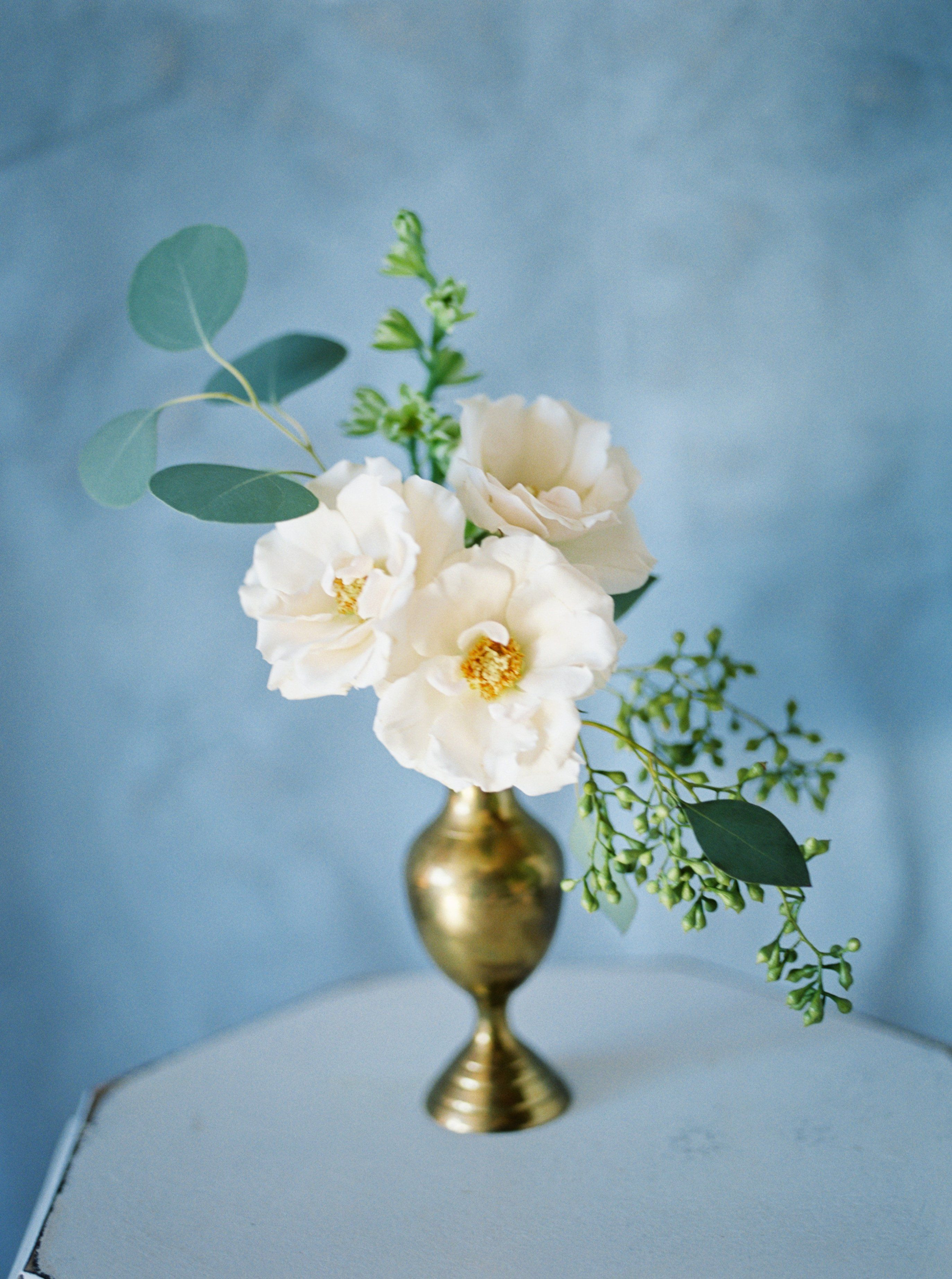 10 Perfect Brass Compote Vase 2022 free download brass compote vase of bud vase arrangement in brass vase majolica spray rose and with regard to bud vase arrangement in brass vase majolica spray rose and eucalyptus flowers by lily and mint
