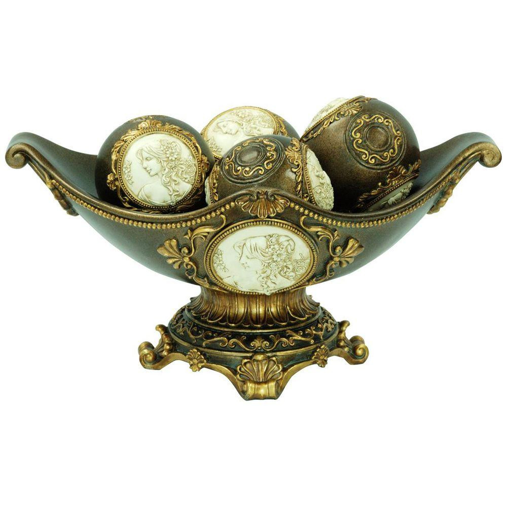 10 Perfect Brass Compote Vase 2024 free download brass compote vase of ore international 8 in h handcrafted bronze decorative bowl with pertaining to h handcrafted bronze decorative bowl with decorative spheres