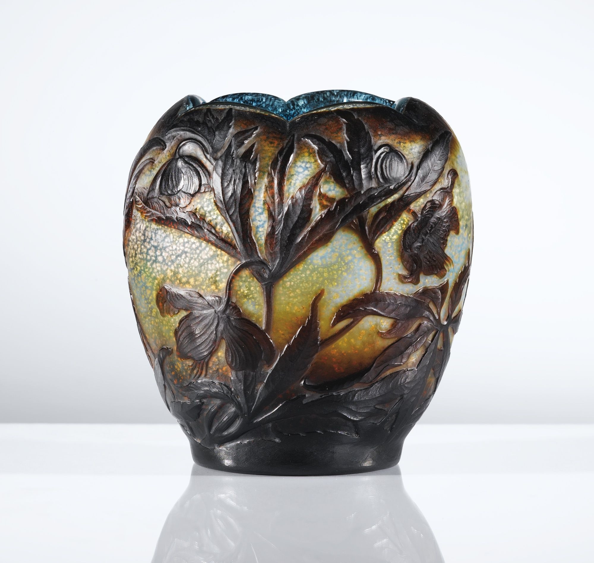 cameo glass vase of emile galla vase aux hellabores vers 1902 1904 a wheel carved pertaining to emile galla vase aux hellabores vers 1902 1904 a wheel