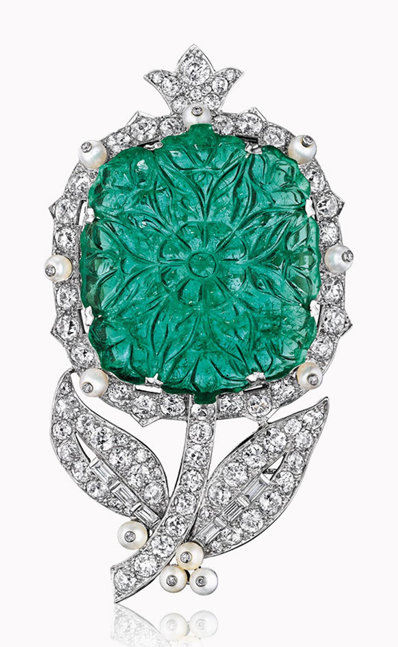 22 Fantastic Cartier Crystal Vase 2024 free download cartier crystal vase of signed jewellery collecting guide christies with regard to an emerald pearl and diamond flower brooch by cartier this lot was offered