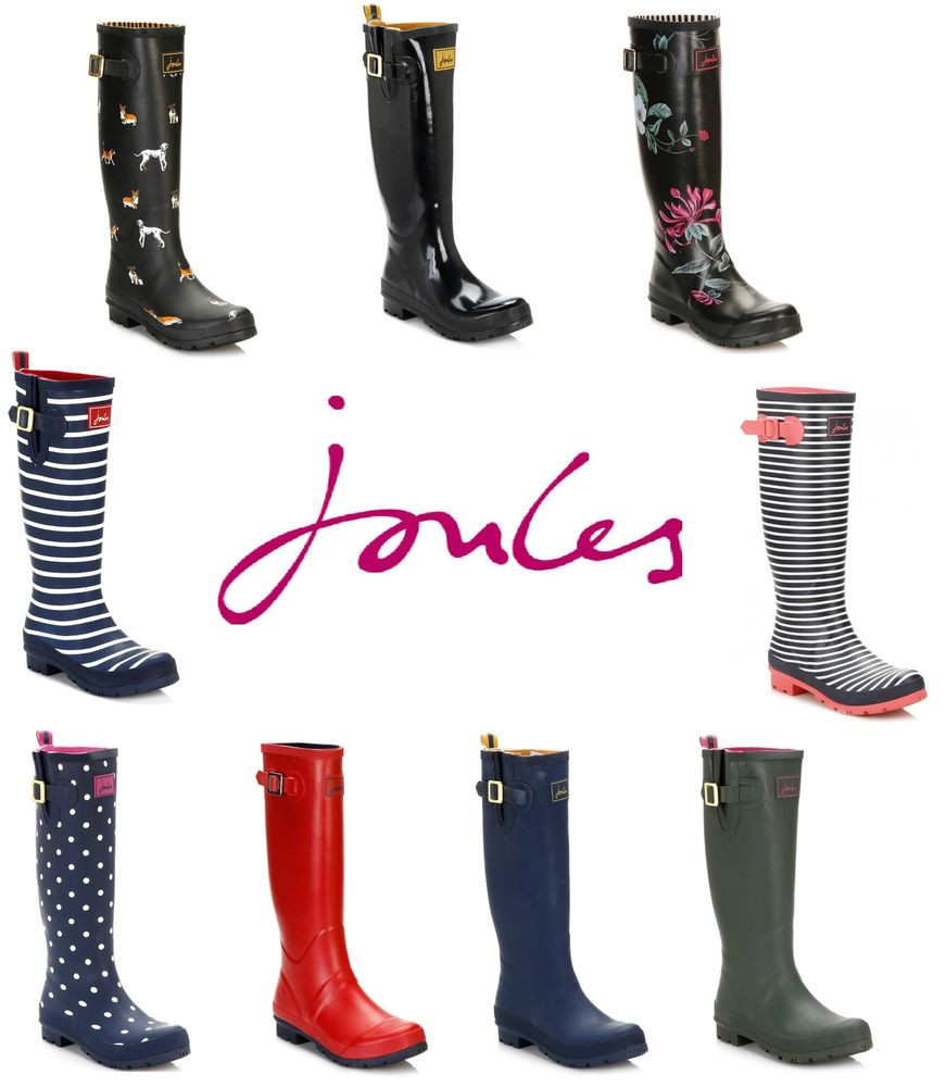 ceramic cowboy boot vase of joules womens wellies wellington boots rubber shoes various inside joules womens wellies wellington boots rubber shoes various colours sizes ebay