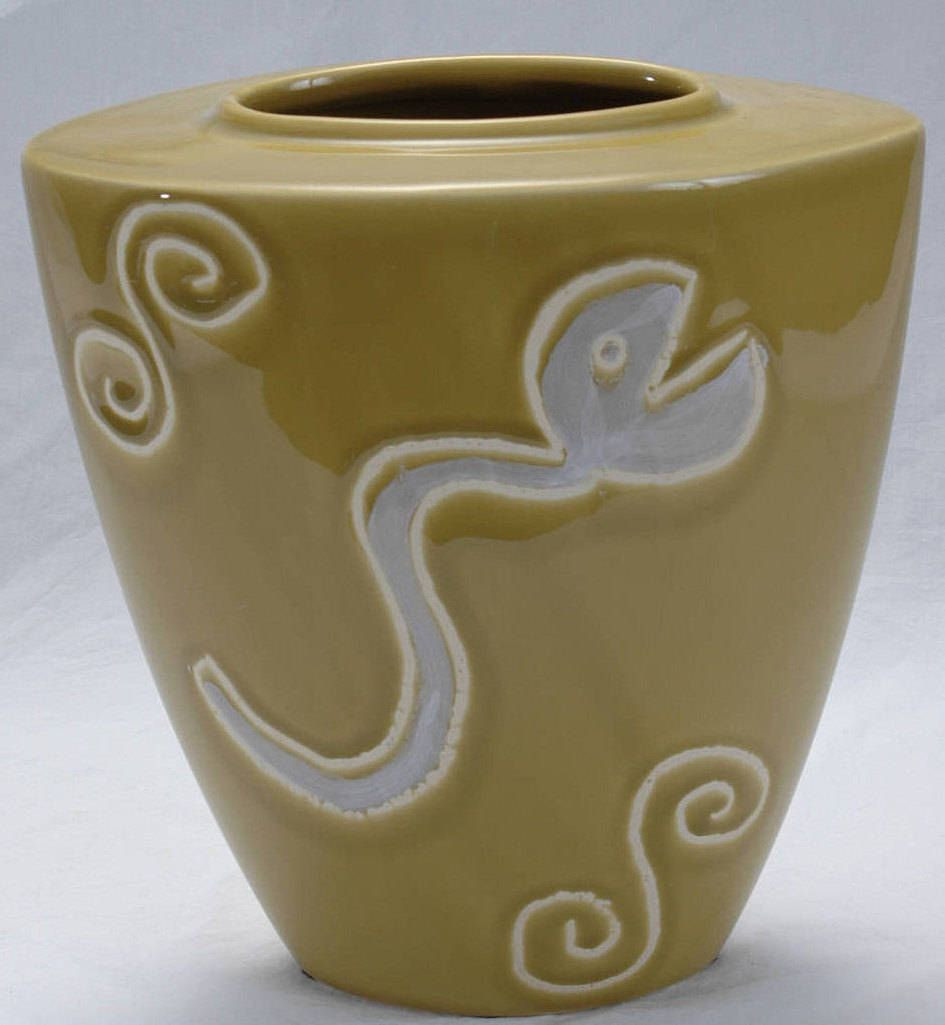 ceramic pumpkin vase of vintage portuguese vase large hand made serpent vessel fertility regarding vintage portuguese vase large hand made serpent vessel fertility renewal mcm inspired pottery