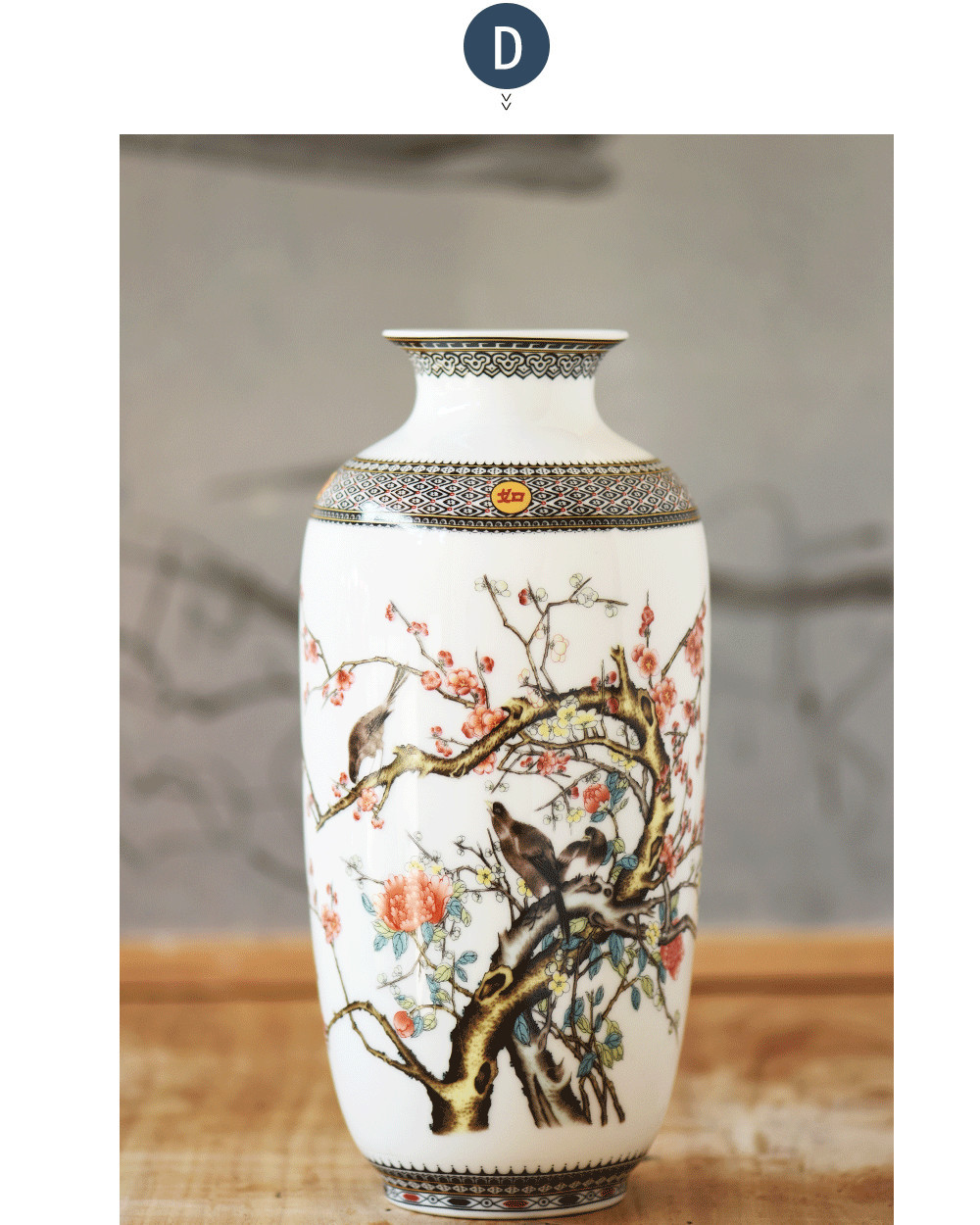 11 Wonderful Ceramic Vases Handmade 2024 free download ceramic vases handmade of new chinese style classical porcelain flower vase home decoration in wooden base is not included