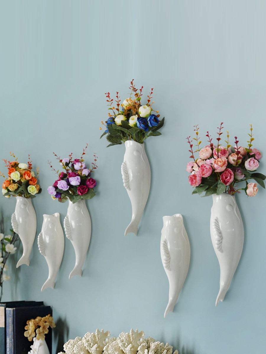 15 Best Cheap Fish Bowl Vases 2024 free download cheap fish bowl vases of buy 1pc plant mural creative ceramic fish shaped vase and flower inside buy 1pc plant mural creative ceramic fish shaped vase and flower wall decor wall art at jolly