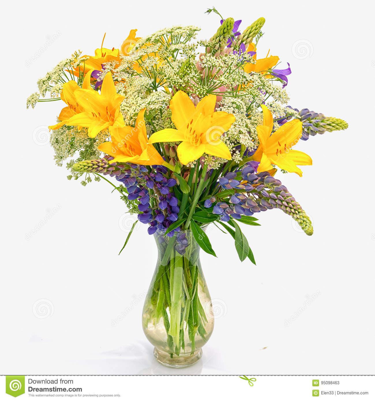 11 Unique Cheap Glass Flower Vases 2024 free download cheap glass flower vases of bouquet stock image image of bouquet beauty lily blossom 95098463 inside bouquet od wild flowers achillea millefolium day lily and lupine in a transparent glass v