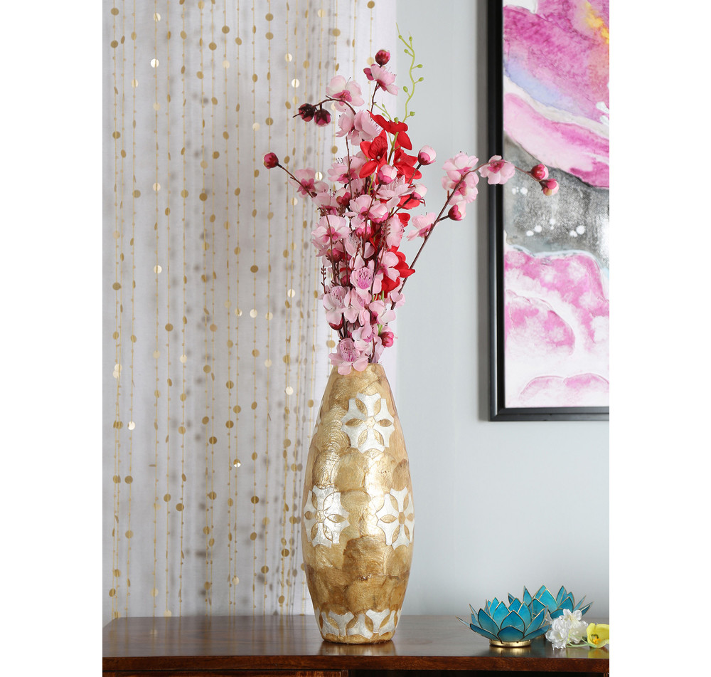 20 Lovely Cherry Blossom In Vase 2024 free download cherry blossom in vase of buy barrel floral prism 16 x 38 cm vase gold online at home intended for barrel floral prism 16 x 38 cm vase gold