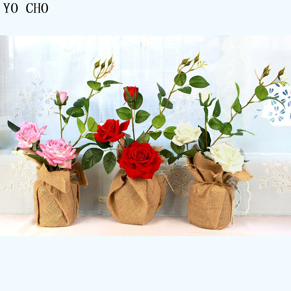 22 Fantastic Cherry Blossom Vase 2024 free download cherry blossom vase of wholesale wedding flower set artificial roses potted flowers linen in wholesale wedding flower set artificial roses potted flowers linen vase with vase party birthday 