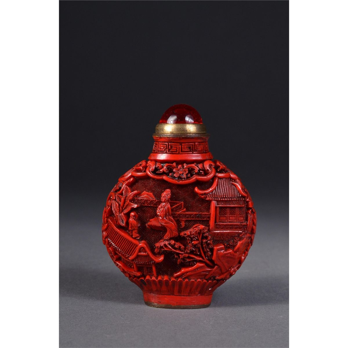 27 Awesome Chinese Cinnabar Lacquer Vase 2024 free download chinese cinnabar lacquer vase of chinese carved cinnabar lacquer snuff bottle mark with regard to 11501736 1