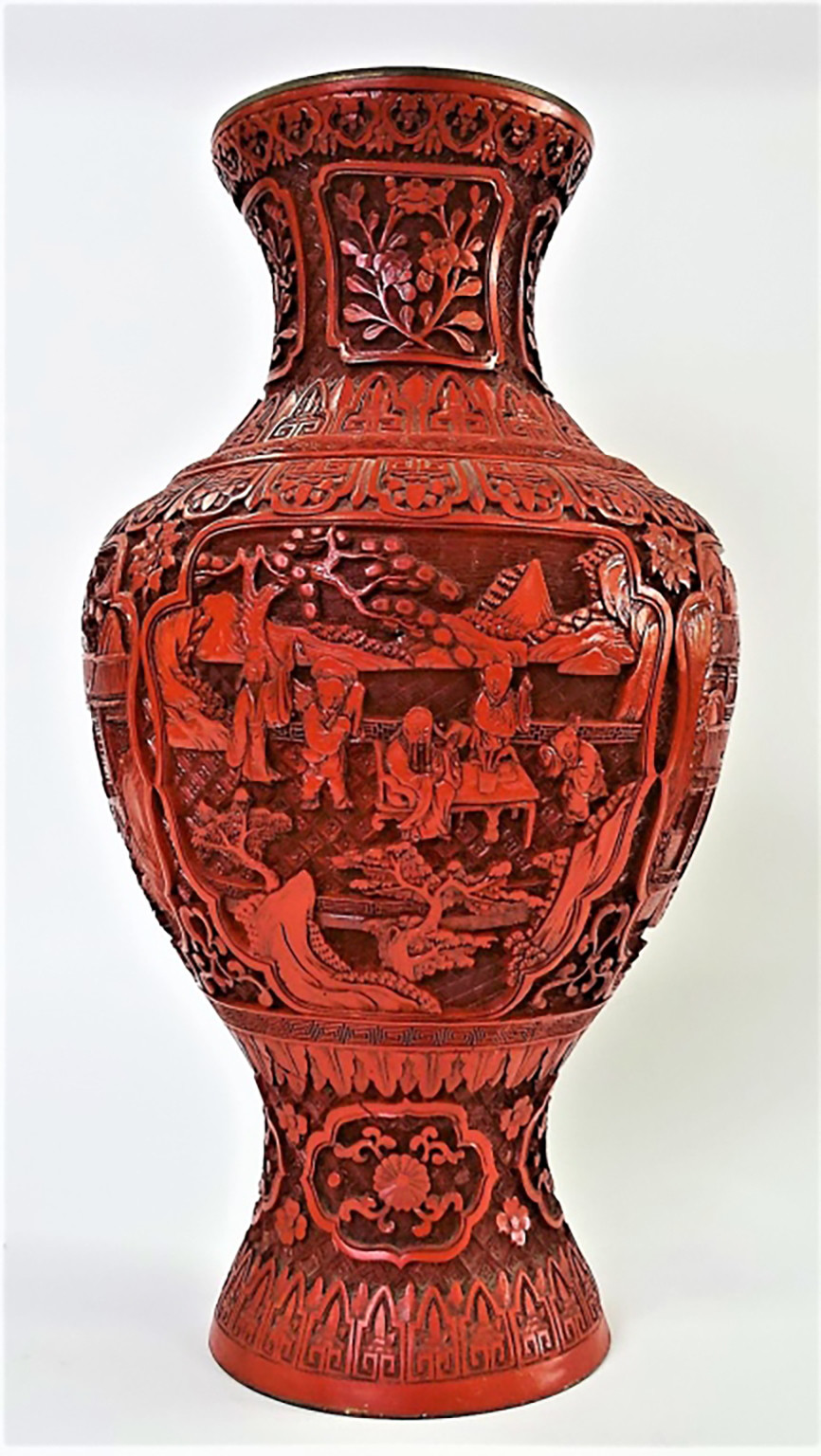 27 Awesome Chinese Cinnabar Lacquer Vase 2024 free download chinese cinnabar lacquer vase of very large rare antique qing dynasty hand carved cinnabar vase regarding very large rare antique qing dynasty hand carved cinnabar vase