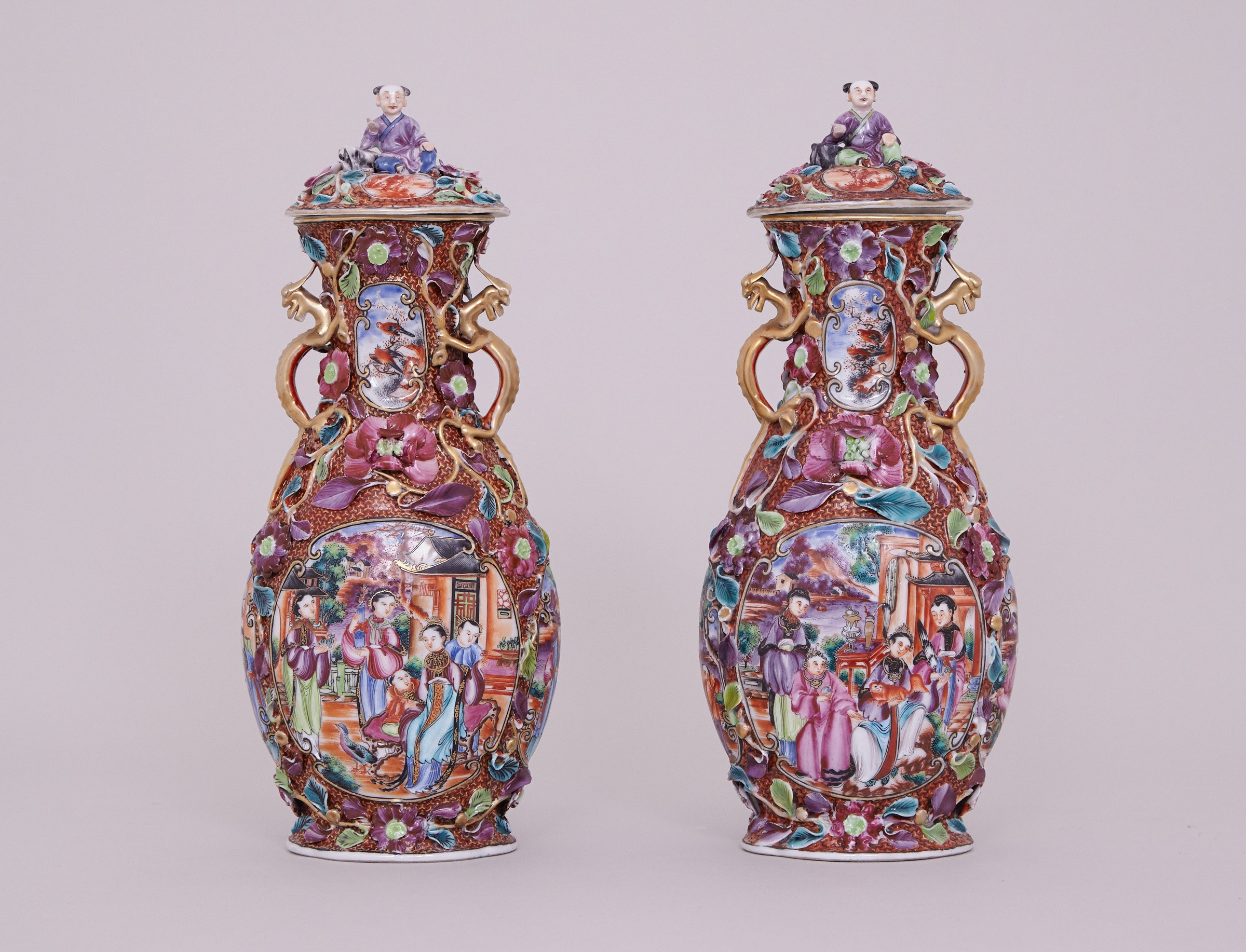 26 Stylish Chinese Dragon Vase 2024 free download chinese dragon vase of a pair of fine mandarin pattern vases and covers qianlong 1736 regarding a pair of fine mandarin pattern vases and covers