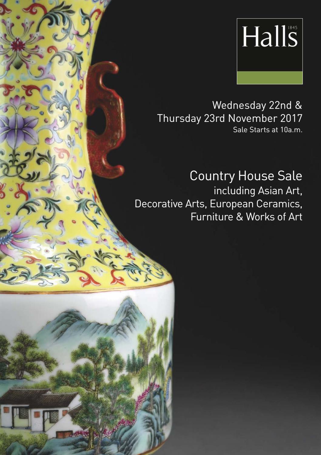 22 Perfect Chinese Enamel Vase 2024 free download chinese enamel vase of halls auctioneers by jamm design ltd issuu for page 1