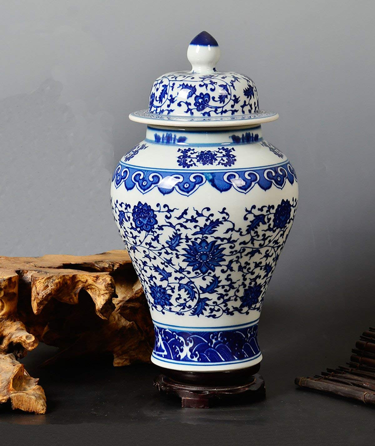 20 Fabulous Chinese Porcelain Vases for Sale 2022 free download chinese porcelain vases for sale of amazon com all decor blue and white ceramic urn fine chinese intended for amazon com all decor blue and white ceramic urn fine chinese porcelain temple sp