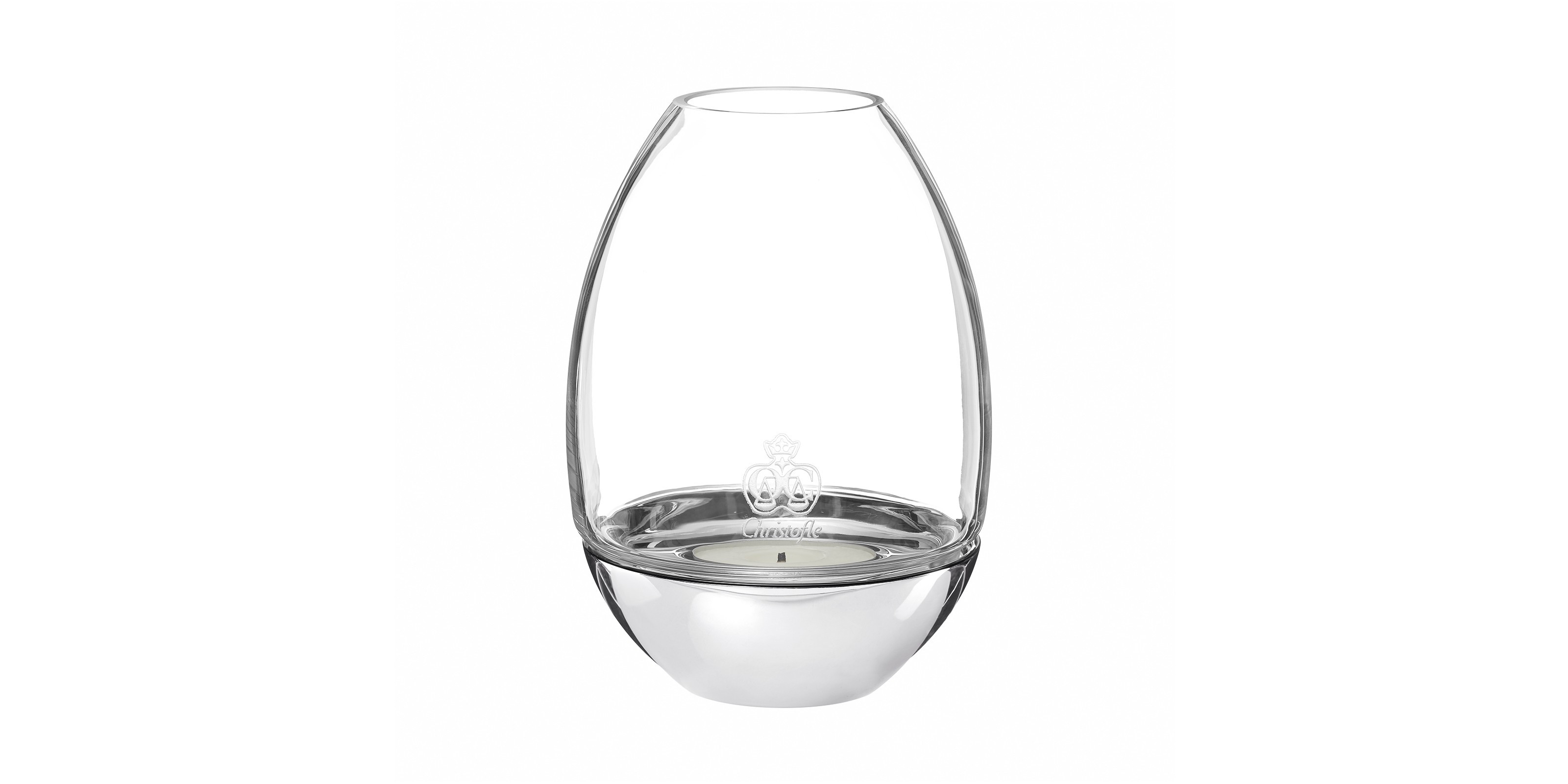 20 attractive Christofle Uni Vase 2024 free download christofle uni vase of clear hurricane in glass and stainless steel christofle pertaining to diminuer le zoom