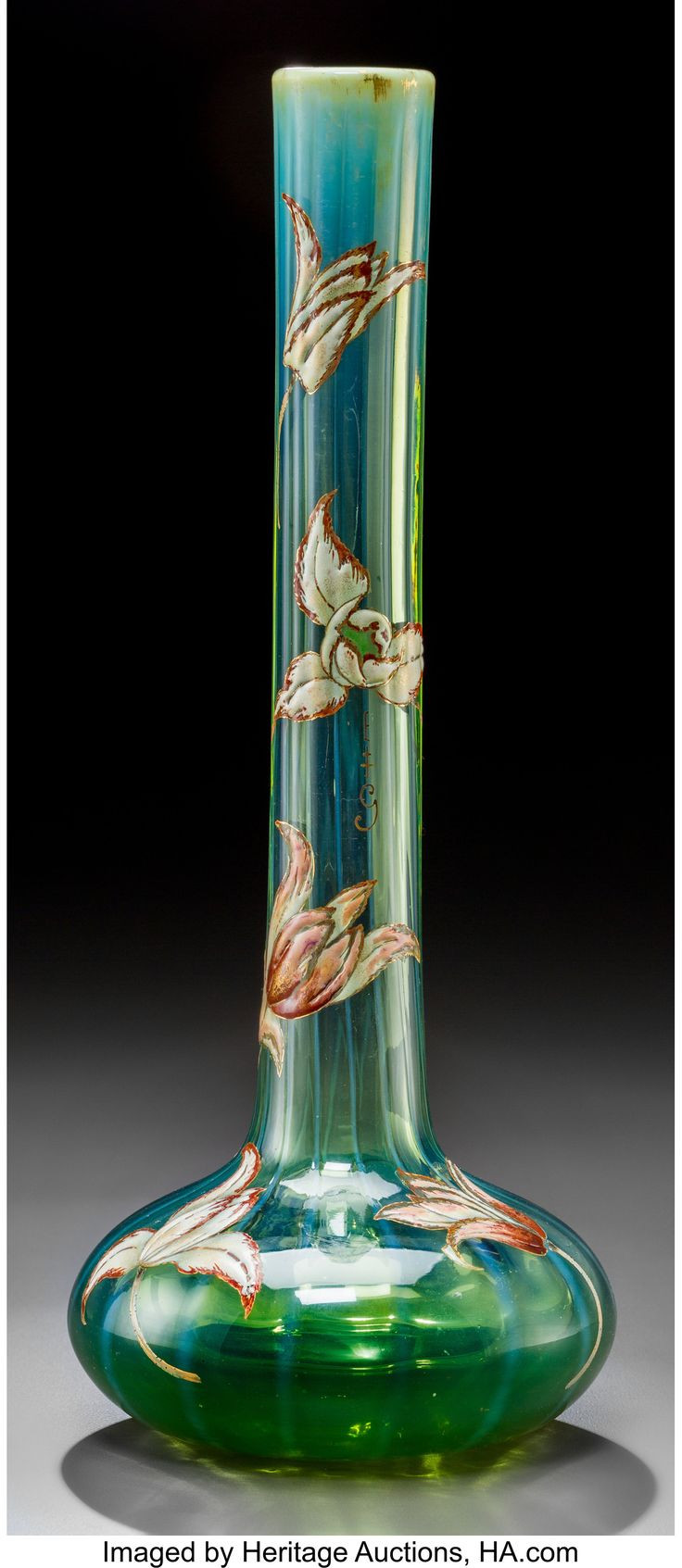 10 attractive Clear Barcelona Vases 2024 free download clear barcelona vases of 11474 best glassy images on pinterest glass art crystals and inside tall galla opalescent green glass vase with enameled lilies lot 79102 heritage