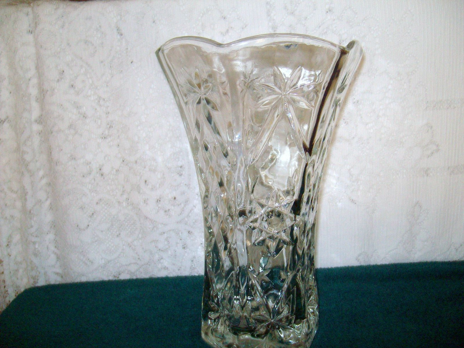 21 Famous Clear Cut Glass Vase 2024 free download clear cut glass vase of vintage heavy depression cut glass vase 10 1 2 tall ruffled edges regarding vintage heavy depression cut glass vase 10 1 2 tall ruffled edges