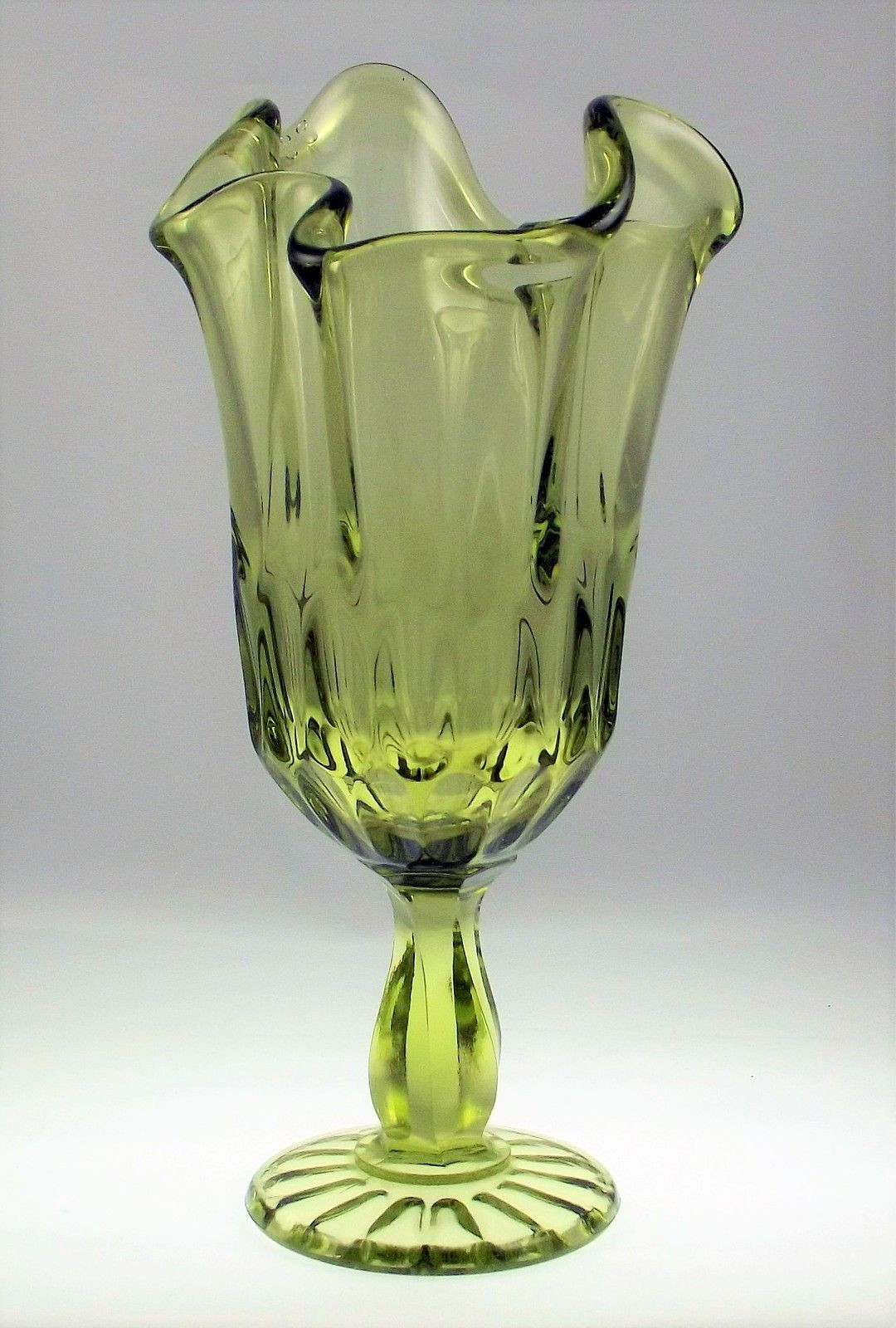 14 Great Clear Glass Rocks for Vases 2024 free download clear glass rocks for vases of vintage fenton art glass colonial green thumbprint footed vase 4459 pertaining to vintage fenton art glass colonial green thumbprint footed vase 4459 cg