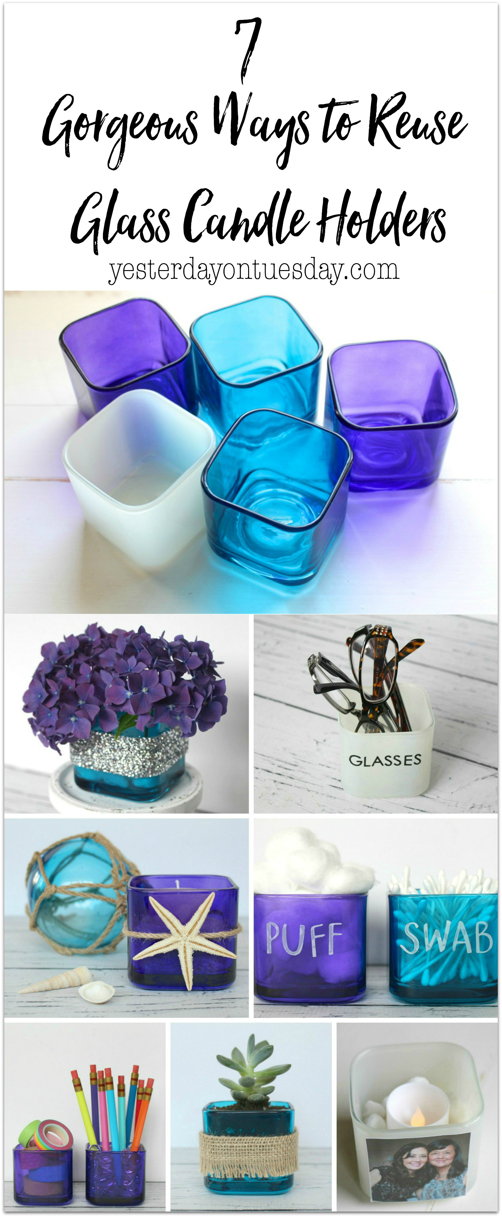 clear glass vases michaels of 7 gorgeous ways to reuse glass candle holders in 7 gorgeous ways to reuse glass candle holders