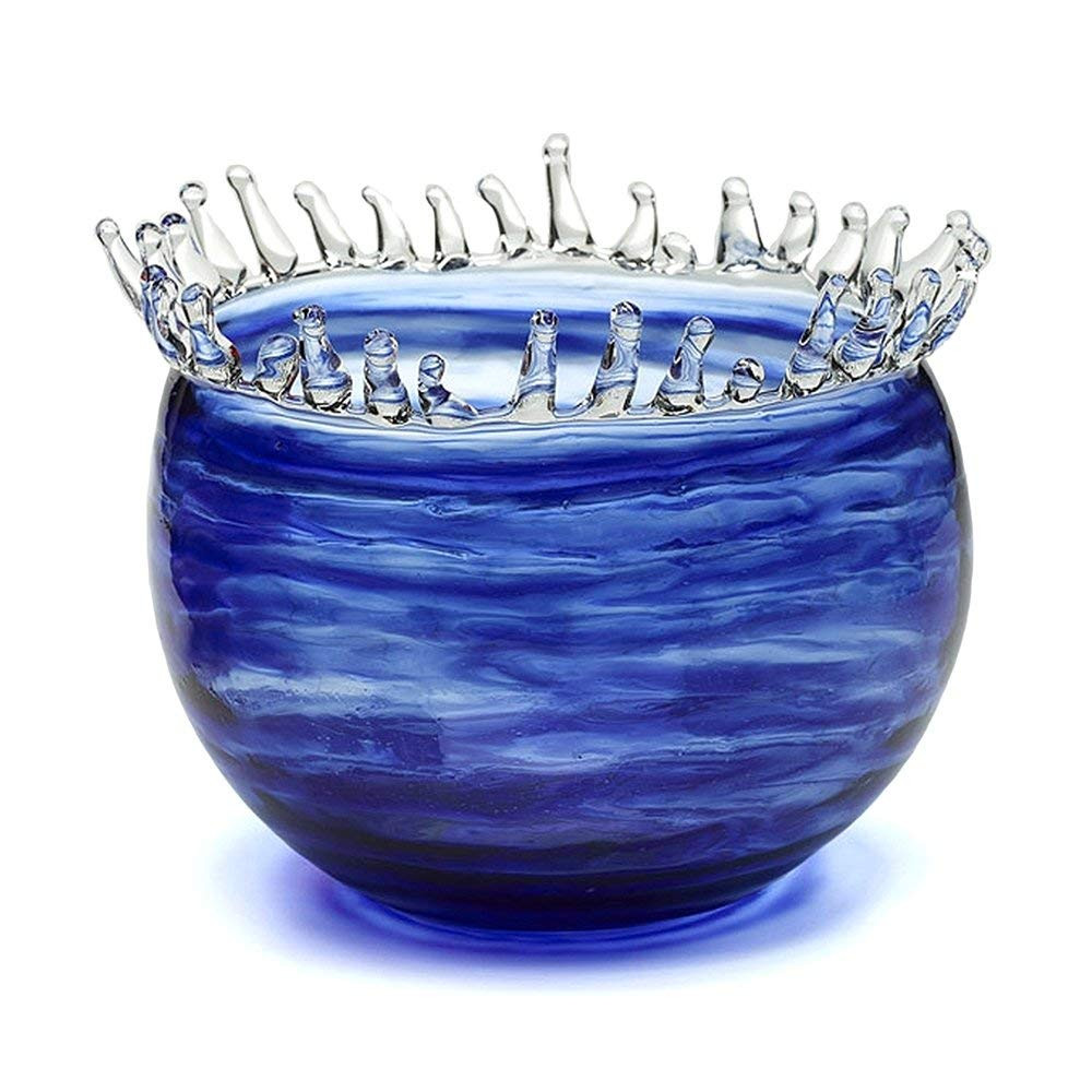 16 Lovable Cobalt Blue Blown Glass Vase 2024 free download cobalt blue blown glass vase of amazon com jim loewer blue splash blown glass bowl home kitchen within 61aair4wc5l sl1000