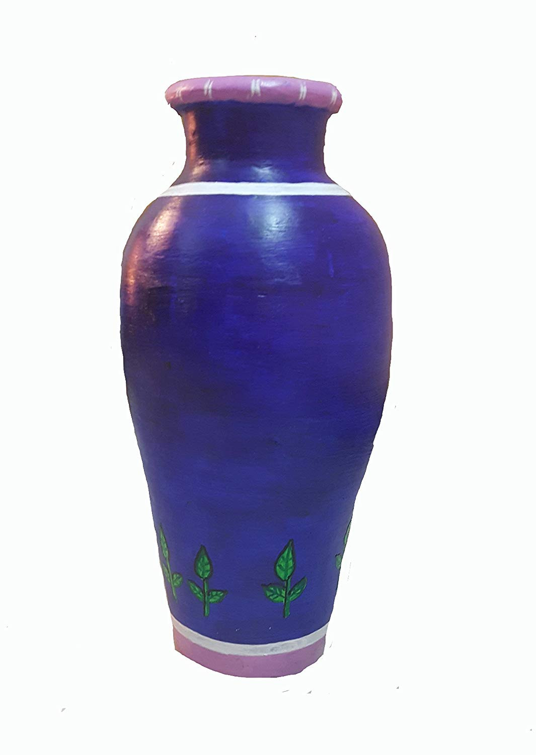 cobalt blue cut glass vase of buy shree fine arts butterfly hand painted terracotta vase large for buy shree fine arts butterfly hand painted terracotta vase large online at low prices in india amazon in