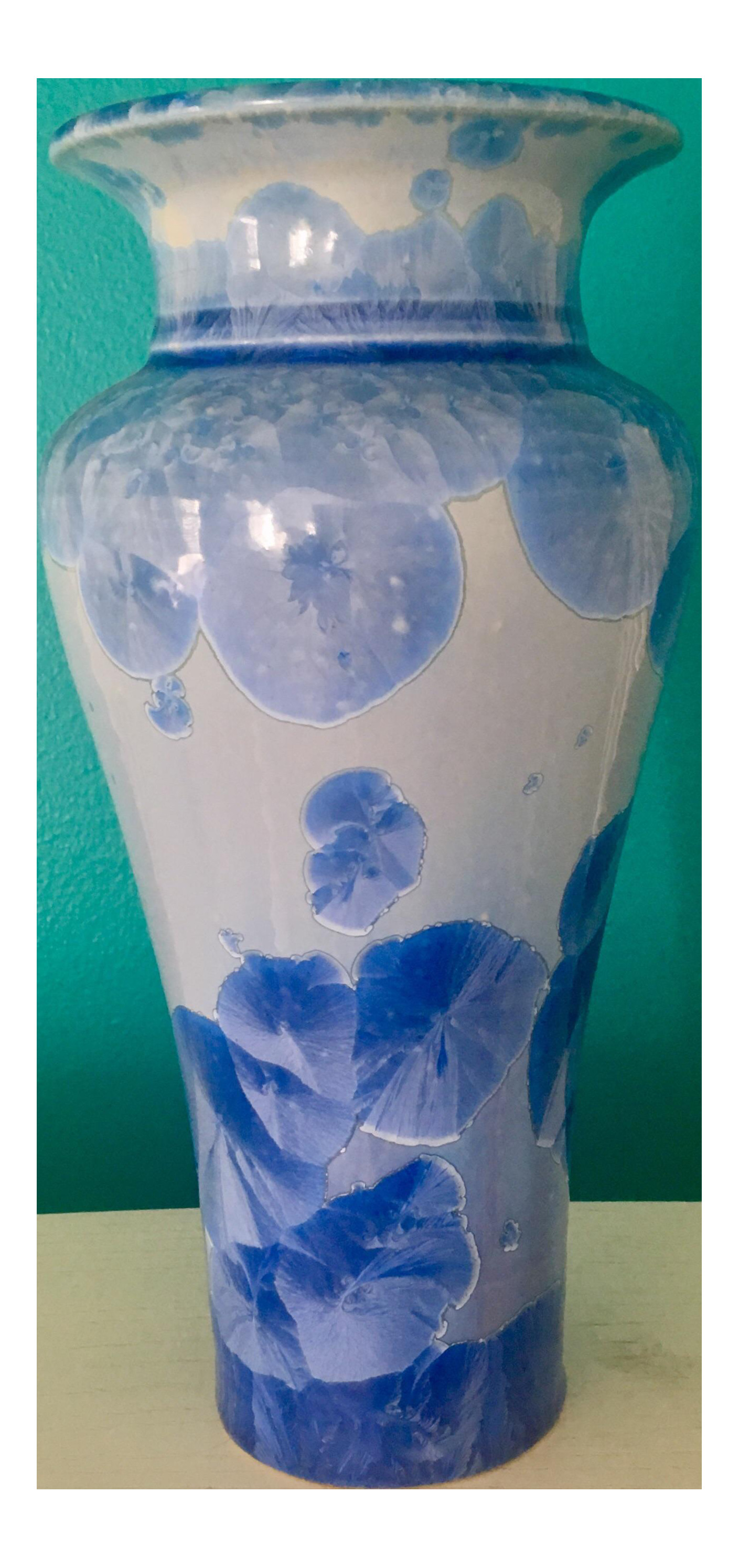 30 Amazing Cobalt Blue Pottery Vase 2024 free download cobalt blue pottery vase of js feltman crystalline pottery vase chairish regarding jands feltman crystalline pottery vase 4954