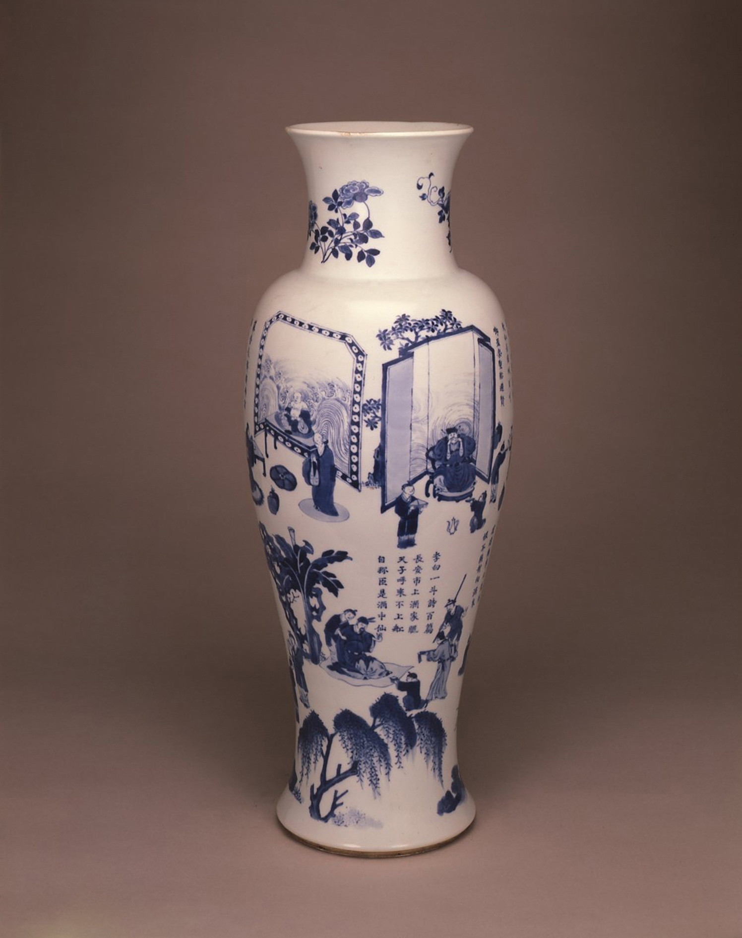 19 Lovable Cobalt Blue Vases Antique 2024 free download cobalt blue vases antique of a tall blue and white baluster vase kangxi 1662 1722 anita gray with a tall blue and white baluster vase