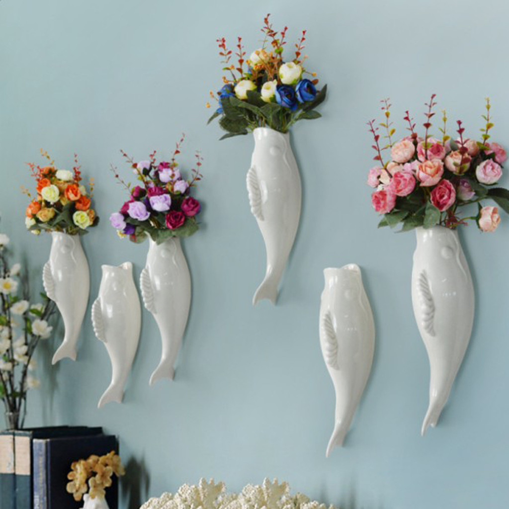 28 Great Cone Shaped Vase 2024 free download cone shaped vase of aliexpress com buy fish ceramic wall hanging plant vase mural for with aliexpress com buy fish ceramic wall hanging plant vase mural for hotel cafe decoration style c fro