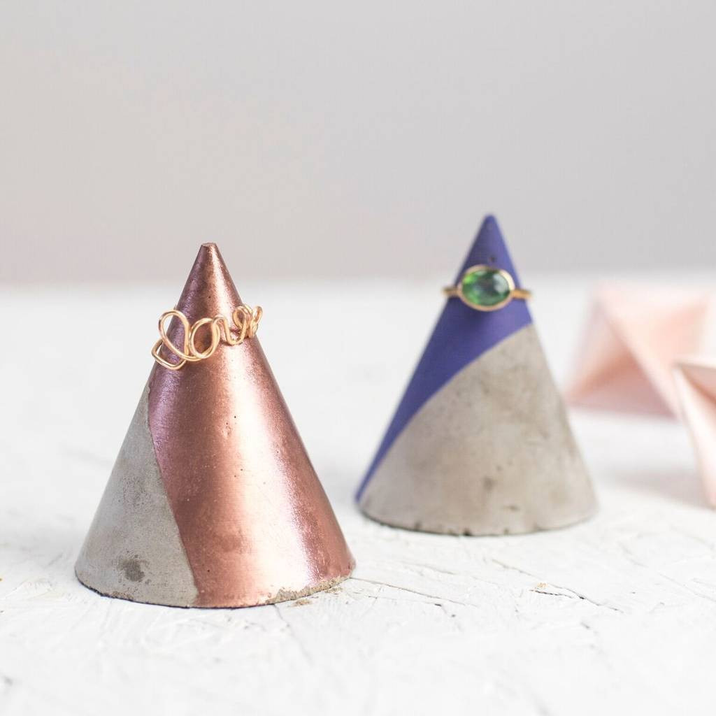 28 Great Cone Shaped Vase 2024 free download cone shaped vase of concrete ring cone by bells and whistles make notonthehighstreet com regarding copper ring cone