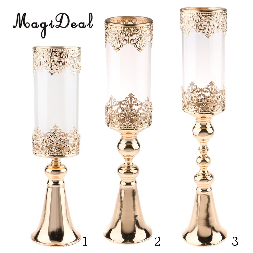 cone vase replacement of antique gold metal pedestal candle holder with glass flower vase for antique gold metal pedestal candle holder with glass flower vase crystal draped pillar stand accent display