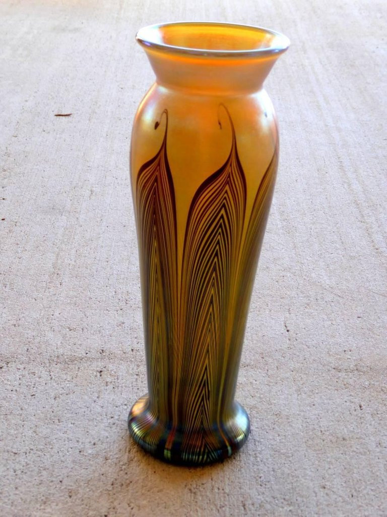 25 Fabulous Correia Art Glass Vase 2024 free download correia art glass vase of pulled feather art glass vase by lundberg studios for sale at 1stdibs intended for lundberg studios art glass creations are often compared to those of louis comfort