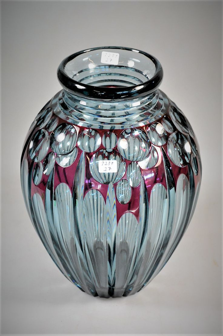 crystal block vase of 1611 best glas images on pinterest glass art vases and art glass within val st lambert vase adp7bis cristal bleu pompai doubla rouge joseph simon