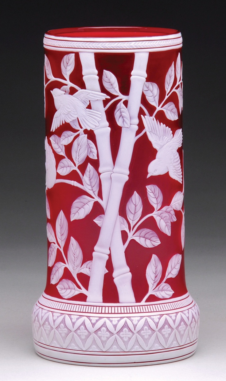 21 Famous Cylindrical Glass Vase 2024 free download cylindrical glass vase of 47 best thomas webb images by jennifer skok calvintagedesigns regarding a webb cylindrical vase frosted crimson red with intricate white overlay bamboo shoots and