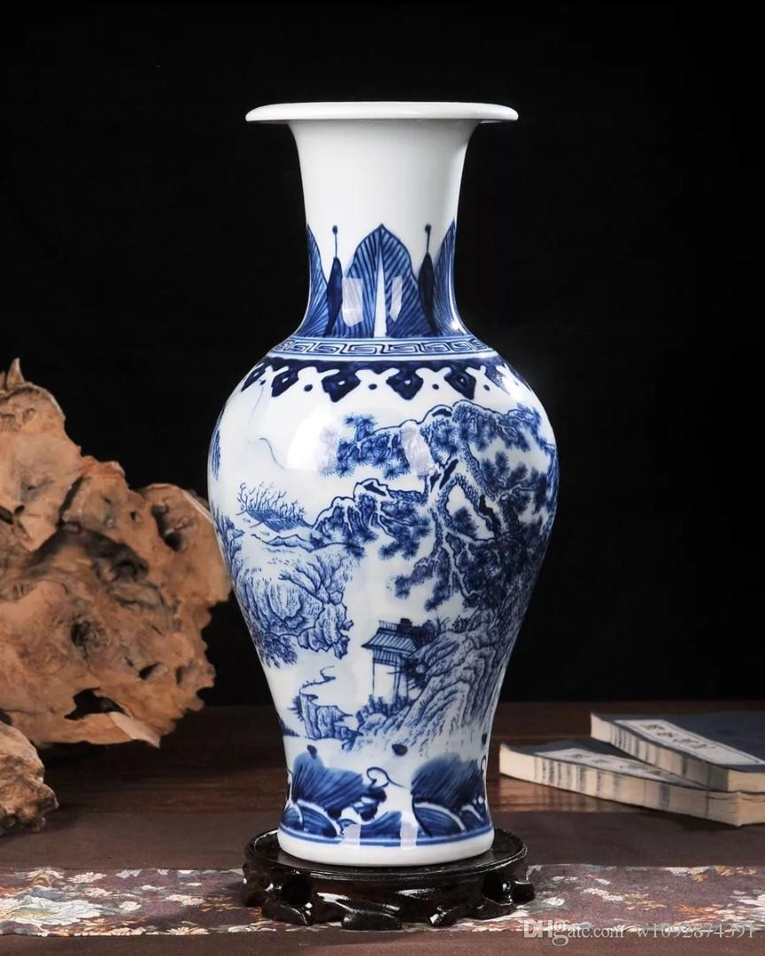 15 attractive Decorative Blue Vase 2024 free download decorative blue vase of 2018 ceramic vase hand painted blue and white porcelain home throughout ceramic vase hand painted blue and white porcelain home decoration living room antique china d