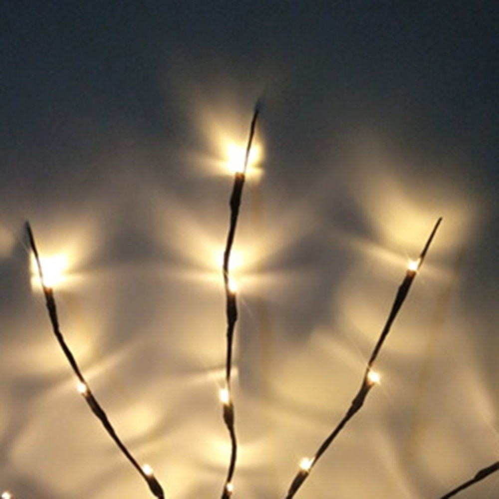 decorative lighted branches for vases of aliexpress com buy 20 led branches light battery powered fairy with regard to aliexpress com buy 20 led branches light battery powered fairy decorative lamp night light willow twig lighted branch for home room decor from reliable