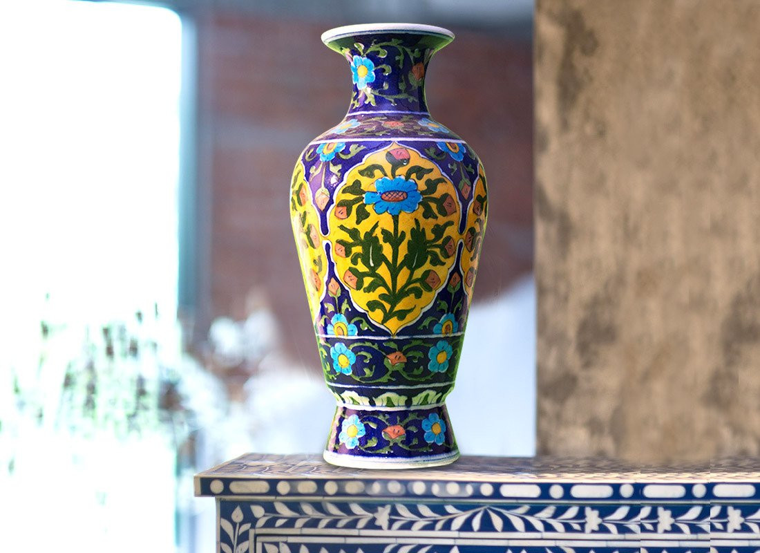decorative vases set of 3 of antique vase online small decorative glass vases from craftedindia throughout decorative flower vase
