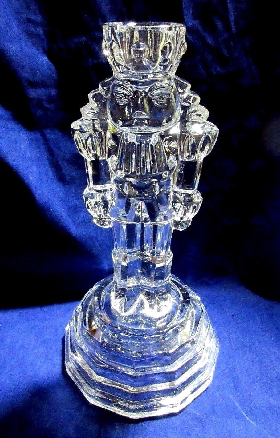 deplomb lead crystal vase of deplomb clear 24 lead crystal nutcracker candlestick holder free within 1 of 3free shipping