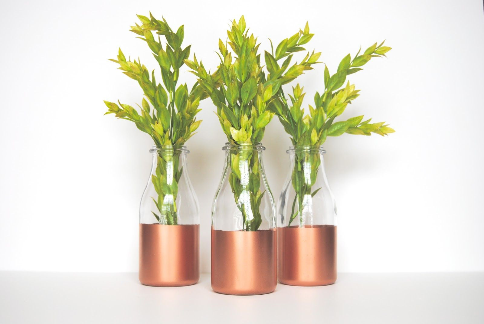 29 Perfect Diy Gold Dipped Vases 2024 free download diy gold dipped vases of hello upholstery blog copper bottle diy a spring table diy throughout easy copper diy project copper dipped vases via hello