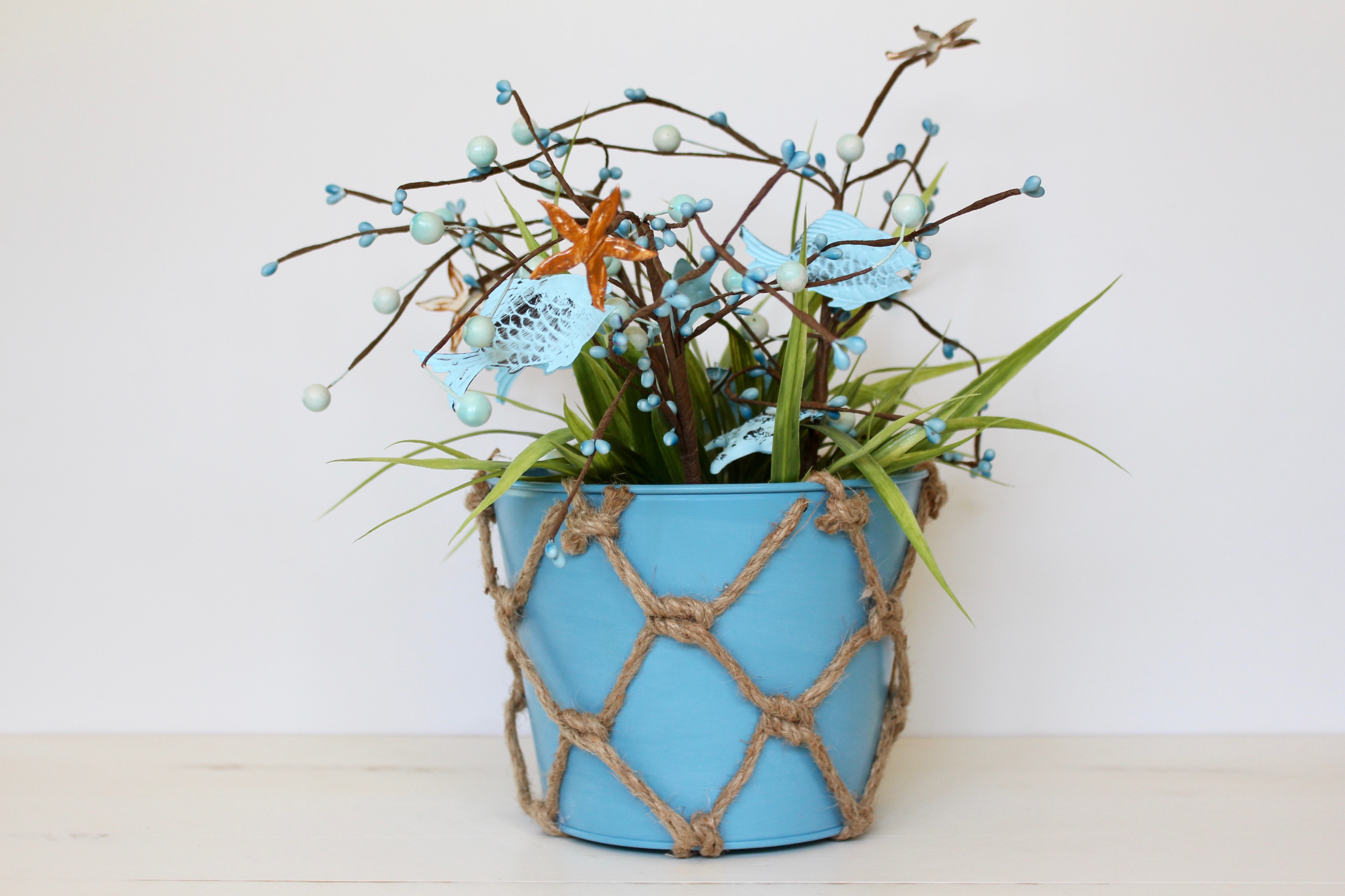 Driftwood Vase Filler Of Bring the Beach Home Decor Ideas for Faux Beach Grass In A Bucket