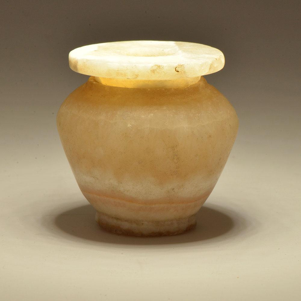 Egyptian Alabaster Vases for Sale Of An Egyptian Alabaster Cosmetic Vessel Middle Kingdom Ca 2070 Bc In An Egyptian Alabaster Cosmetic Vessel Middle Kingdom Ca 2070 Bc Sands Of Time Ancient Art
