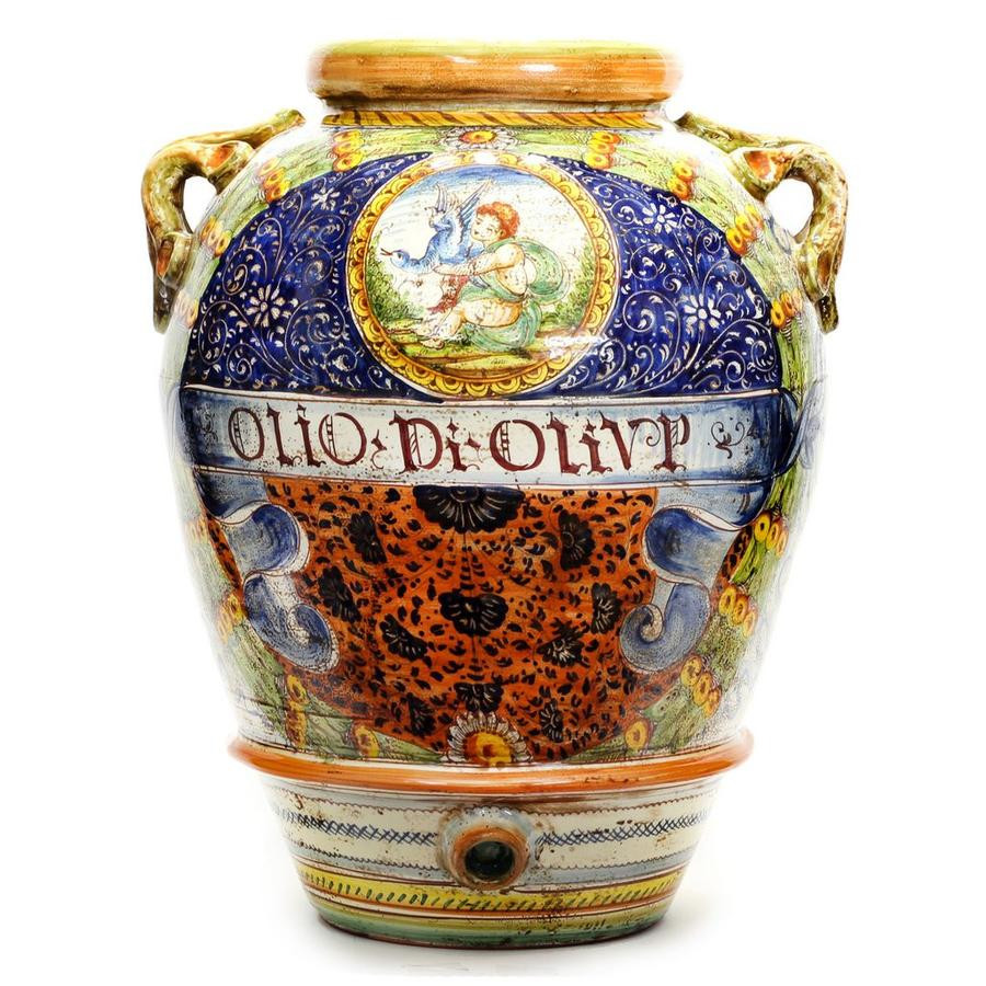 19 Unique Extra Large Vases for Sale 2024 free download extra large vases for sale of prima classe one of a kind artistica com inside majolica montelupo classic extra large orcio olio di olive olive oil