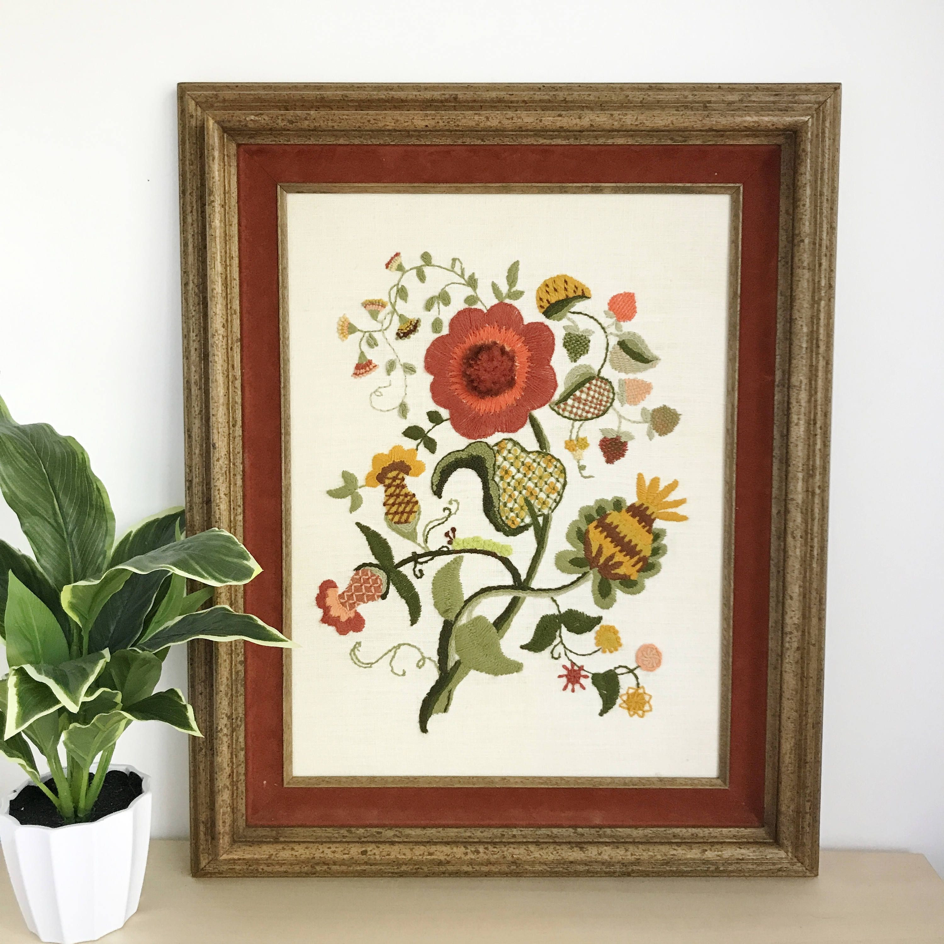 fake plants for vases of flower wall decor luxe h vases wall hanging flower vase newspaper i with regard to flower wall decor inspirant vintage crewel embroidery framed art textile wall art 17 x 21