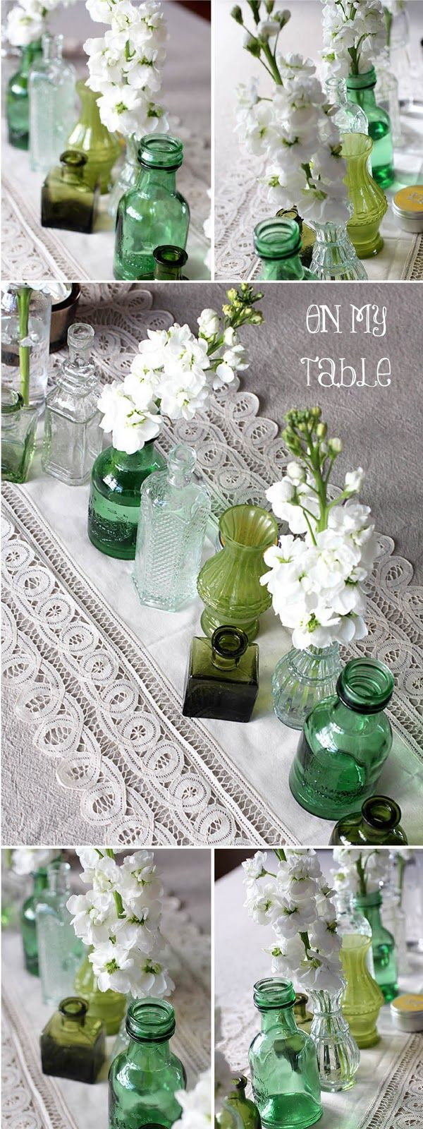 27 Stunning Family Dollar Flower Vases 2024 free download family dollar flower vases of 232 best wedding images on pinterest creative ideas decorating pertaining to different shades of green glass with white flowers