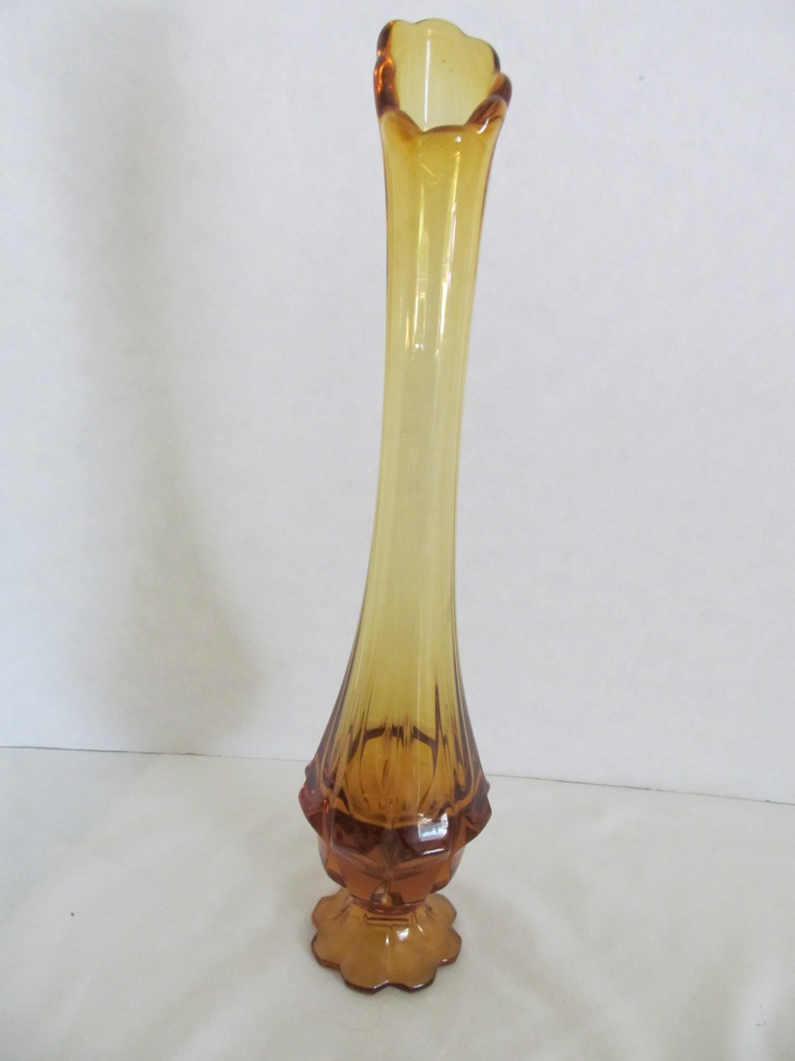 fenton amber hobnail vase of fenton colonial amber stretch glass bud vase with flower pedal etsy within dzoom