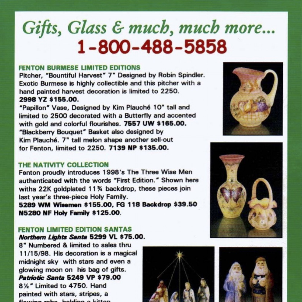 15 Nice Fenton Blue Milk Glass Vase 2024 free download fenton blue milk glass vase of fenton catalogs 90s sgs with 1998 from gifts glass